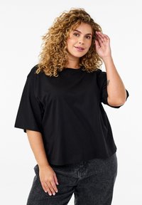 Zizzi BOXY - T-shirts basic - black