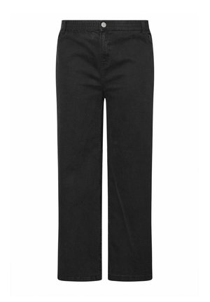 Yours Clothing, WIDE LEG JEANS - TROUSER - Wide Leg - black