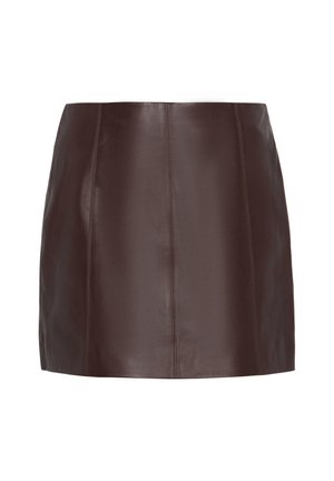 DreiMaster A-Linien-Rock - coffee brown