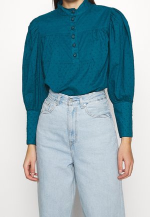 Blouse - blue