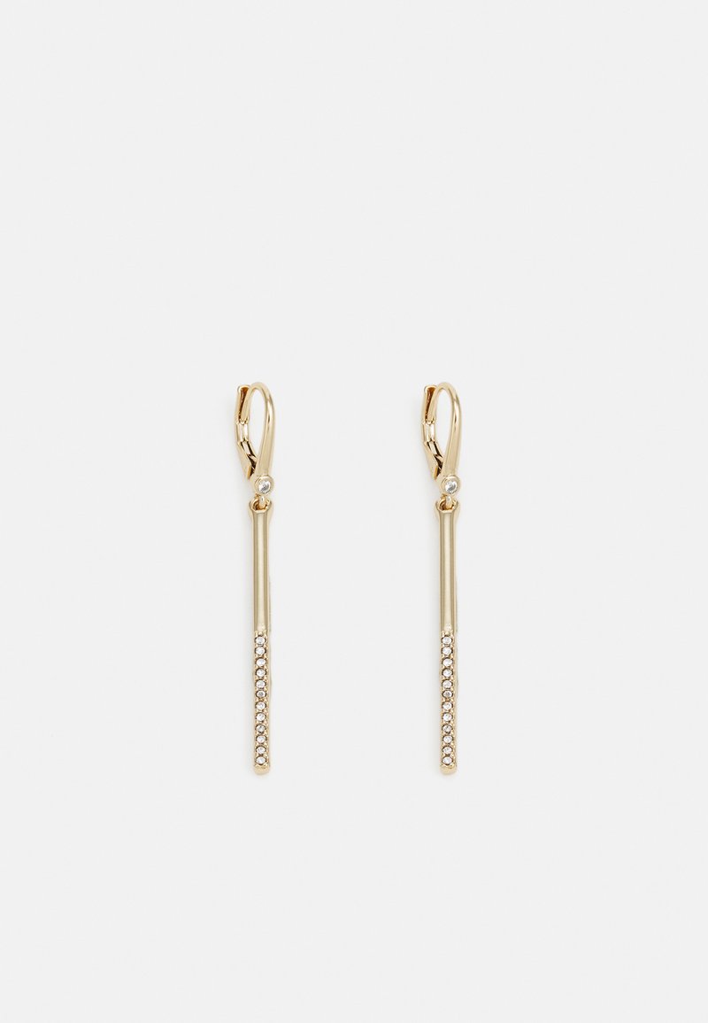 DKNY HALF PAVE BAR SLIDER - Σκουλαρίκια - gold-coloured