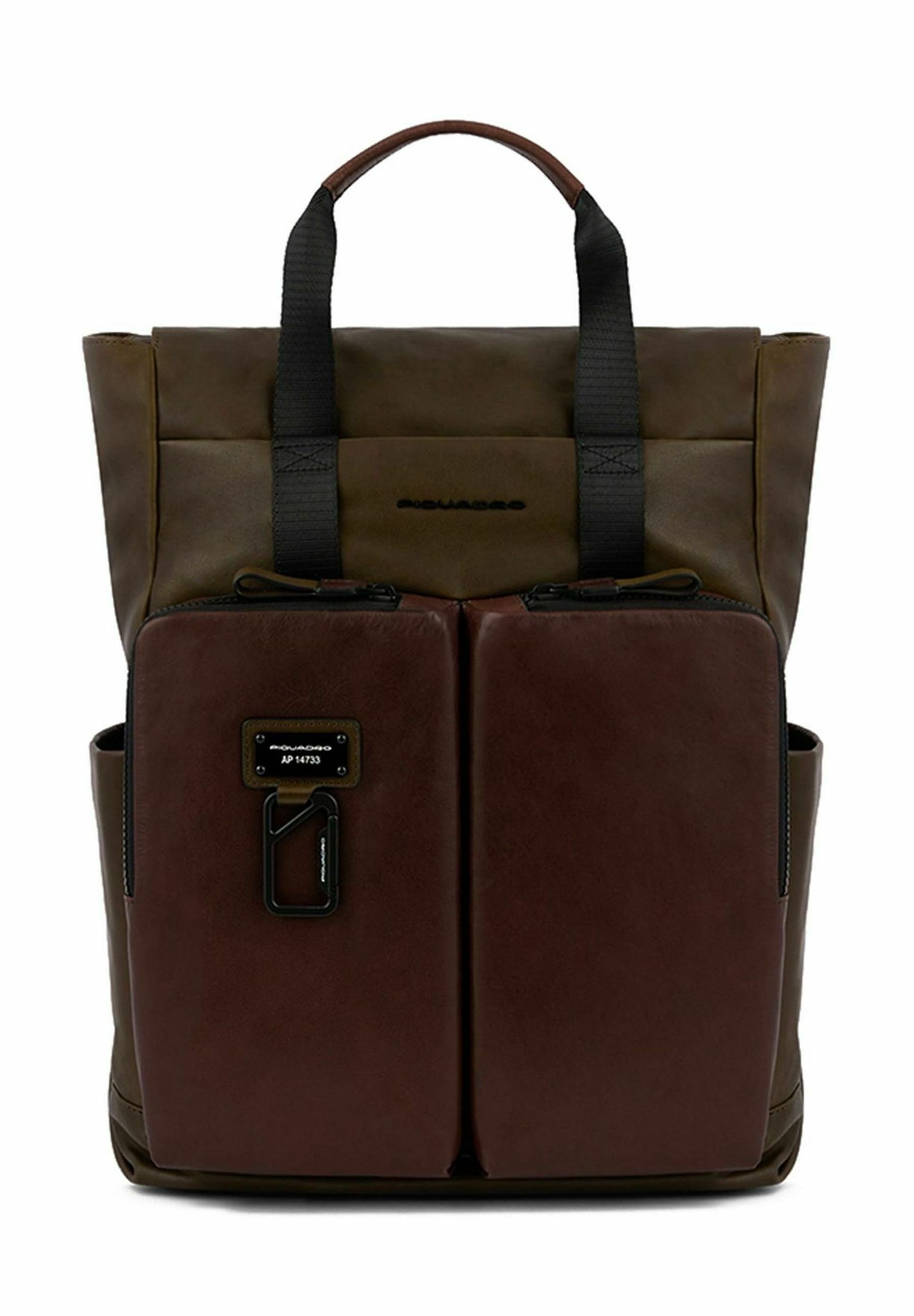 Sac à Dos Piquadro En Cuir Noir - Neuf Sans étiquette, état Parfait