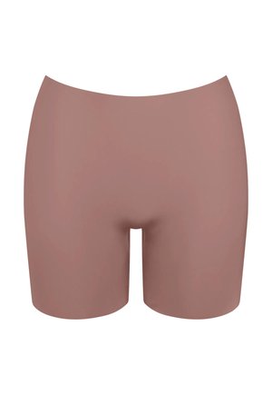 Άνετα σορτς σμιλευτικά nude με ψηλό μέσο, σχεδιασμένα να λειαίνουν τους γοφούς και τους μηρούς, με μήκος μέχρι το μέσο του μηρού και χωρίς ορατά ραφές.