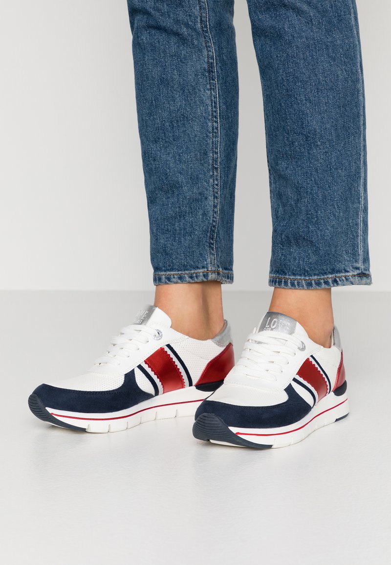 LOVE OUR PLANET by MARCO TOZZI Sneaker low - white/navy