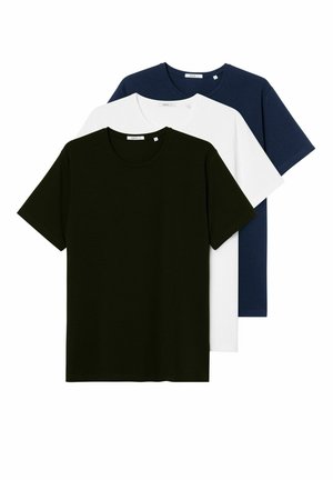 CORE ROUNDNECK 3-PACK - T-shirt - bas - whiteblacknavy