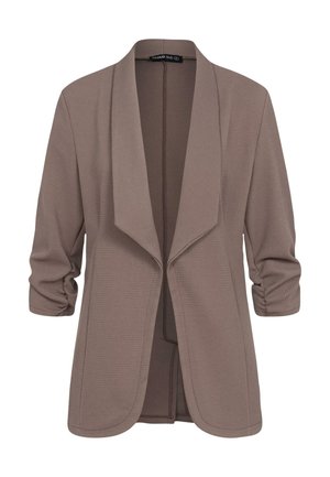 Cloud 5ive MIT GERAFFTEN 3/4 ÄRMELN UND STRUKTUR - Gilet - brown