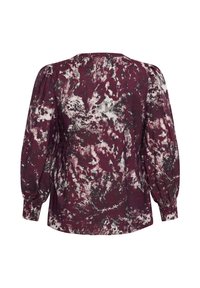 Kaffe Curve MINA  - Blouse - red black abstract graphic