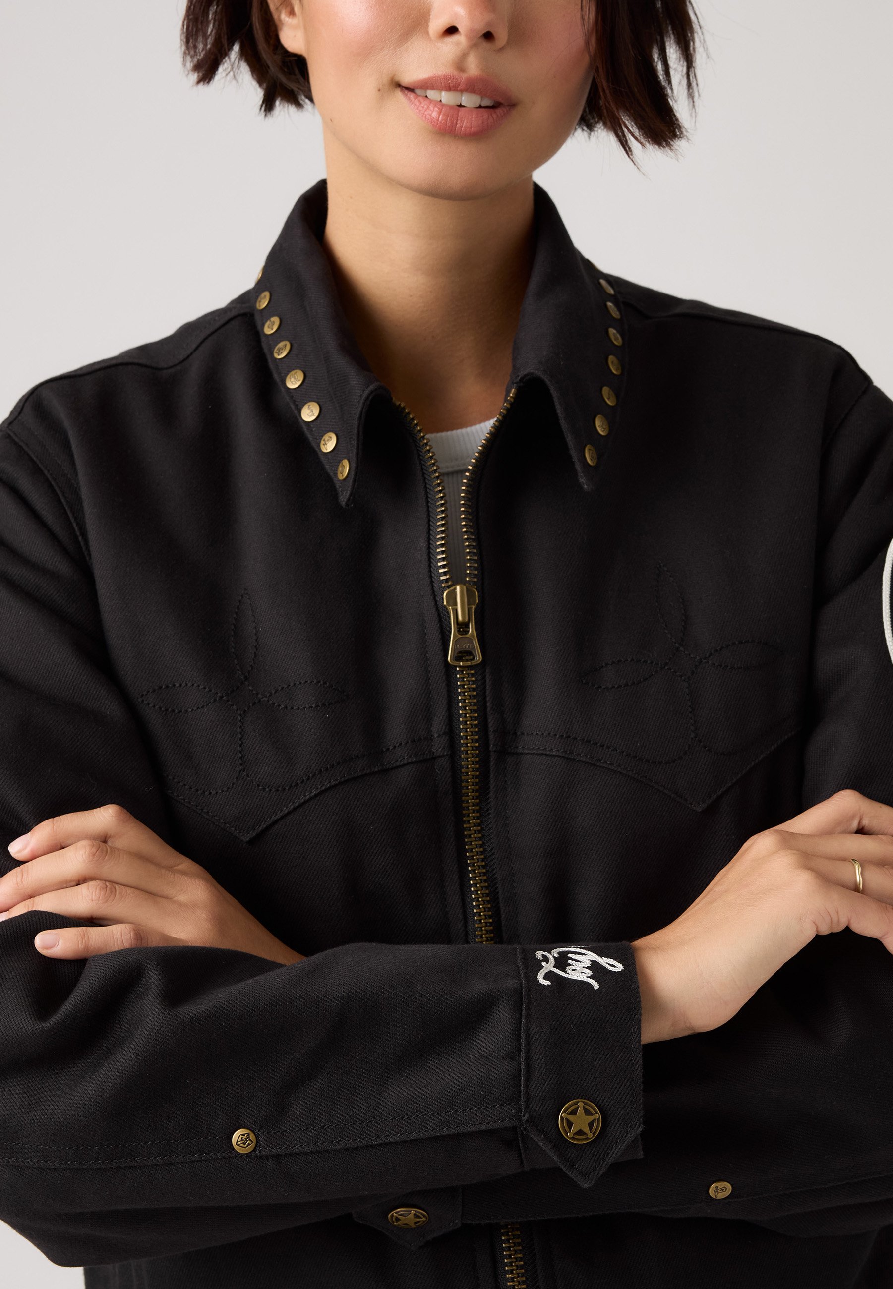 Levi's® TOY STORY WESTERN JACKET - Denim jacket - jet black/black