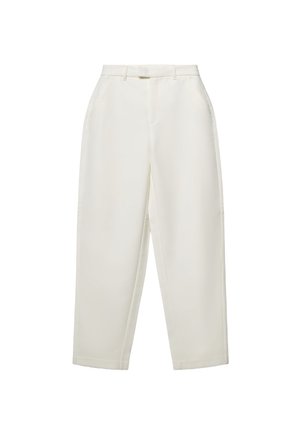 Calliope, PANTALONE LUNGO TINTA UNITA - Chinos - bianco lana