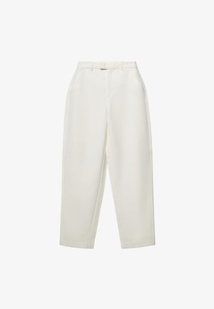 Calliope, PANTALONE LUNGO TINTA UNITA - Chinos - bianco lana