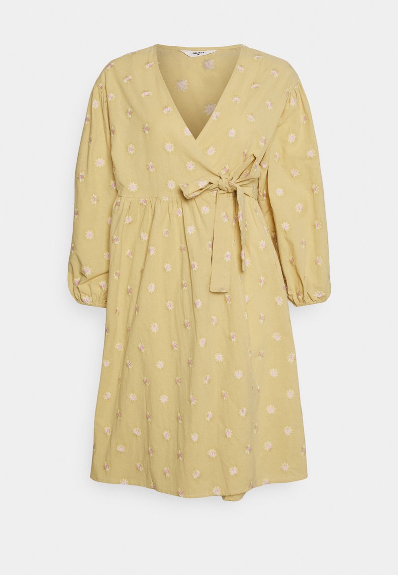 Object Petite Jurk lichtgeel