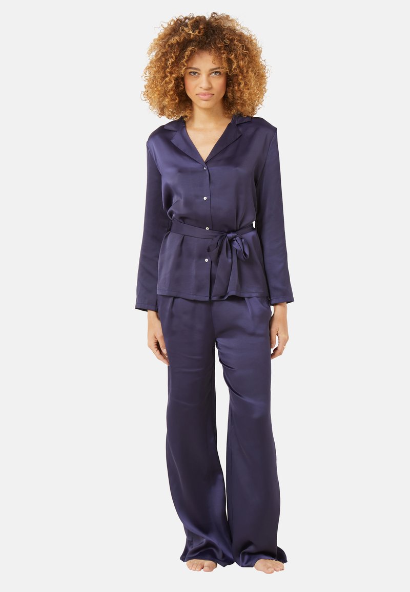 Etam Pyjamabroek donkerblauw Etam Pyjamabroek donkerblauw
