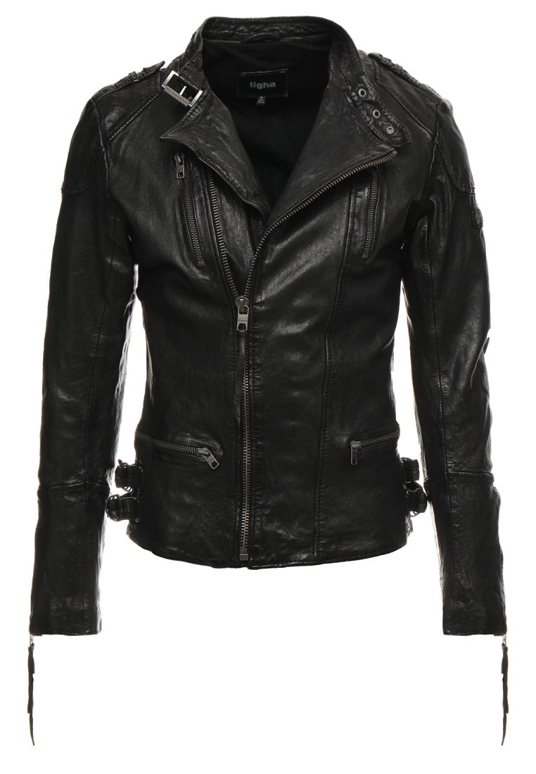 Tigha JEREMY Leren jas black Zalando.nl Tigha JEREMY Leren jas black Zalando.nl