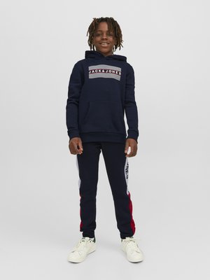 Jack & Jones Junior JJECORP LOGO - Hoodie - navy blazer