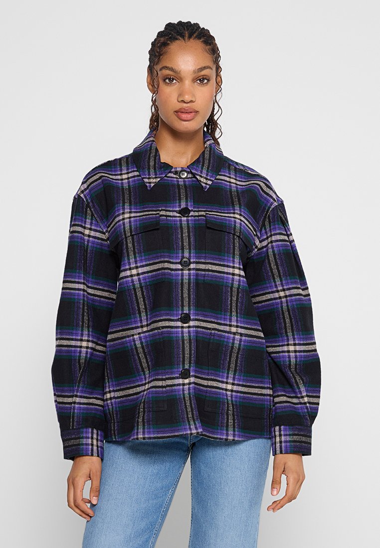 ARMEDANGELS Overhemdblouse paars ARMEDANGELS Overhemdblouse paars