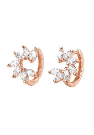 Hey Happiness PETAL HUGGIE - Pendientes - rose gold-coloured