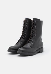 Shabbies Amsterdam Stivaletti stringati - black