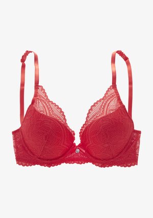 LASCANA, PUSH-UP BH - Σουτιέν με μπανέλα - red