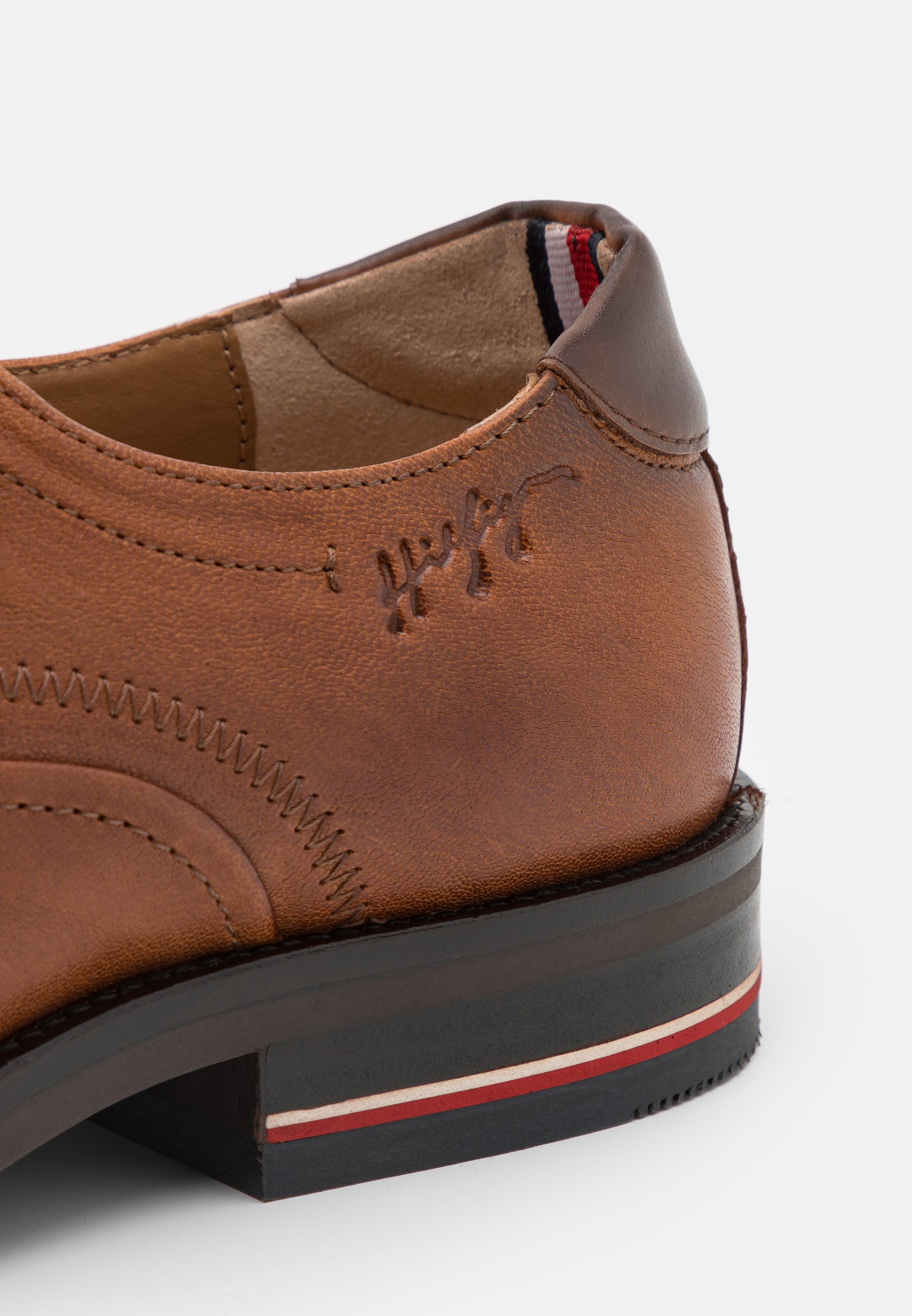 Tommy Hilfiger SIGNATURE SHOE - Veterschoenen - natural cognac/Cognac -  Zalando.nl
