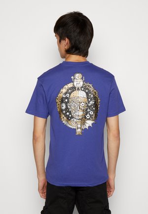 WOOTEN CREST UNISEX - Triko s potiskem - navy blue
