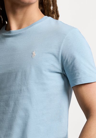 Polo Ralph Lauren CUSTOM SLIM FIT JERSEY CREWNECK T-SHIRT - Paprasti marškinėliai - vessel blue