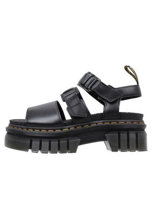 RICKI 3-STRAP - Sandales à plateforme - black