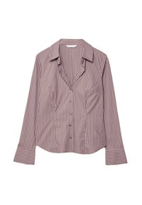 Overhemdblouse - dark brown