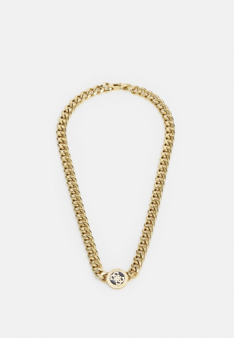 Guess ICON UNISEX - Collana - yellow gold-coloured/black