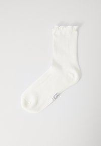 KARSYN LETTUCE EDGE SOCK - Meias - white