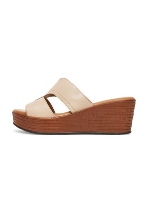 Lasocki, FLIP-FLOPS WEDGE - Pantolette hoch - beige/brown