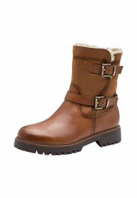 Tamaris ELEGANTE MIT TOUCH-IT - Snowboots  - cognac