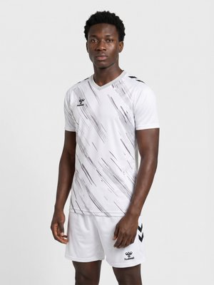 Hummel, INDOOR - MATCH TRIUMPH - Sport T-shirt - white steel gray