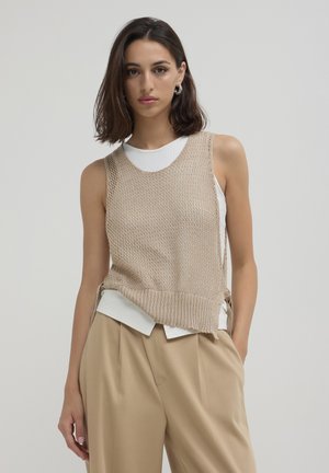 Calliope DOPPIATO - Top - beige