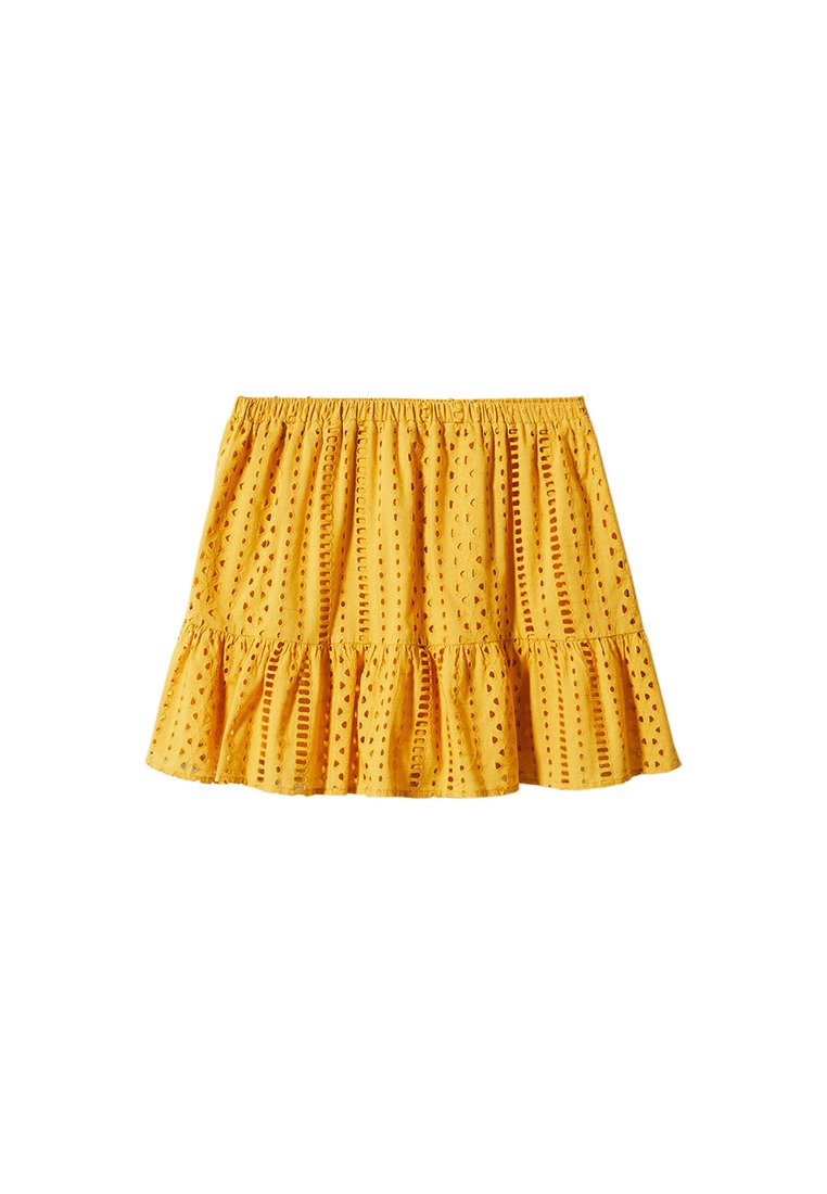 Mango Minirok geel Mango Minirok geel