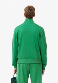 Lacoste Mikina na zip - green