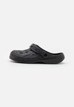 Crocs CLASSIC TOPOGRAPHIC UNISEX - Mules - deep navy/multi-coloured ...