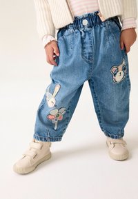 Next CHARACTER EMBELLISHED - REGULAR FIT - Tiesaus kirpimo džinsai - denim