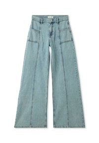 Terranova NERVATURE - Jeans a zampa - blu denim chiaro