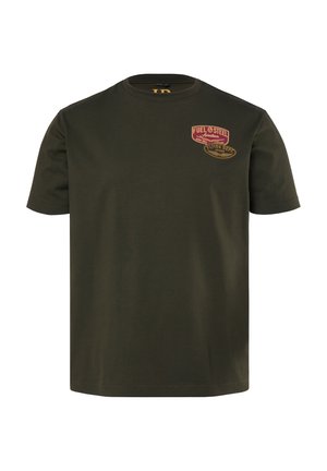 JP1880, T-SHIRT, FLEXNAMIC®, SHORT SLEEVE, CHEST PRINT, UP TO 8XL - T-Shirt print - dark olive
