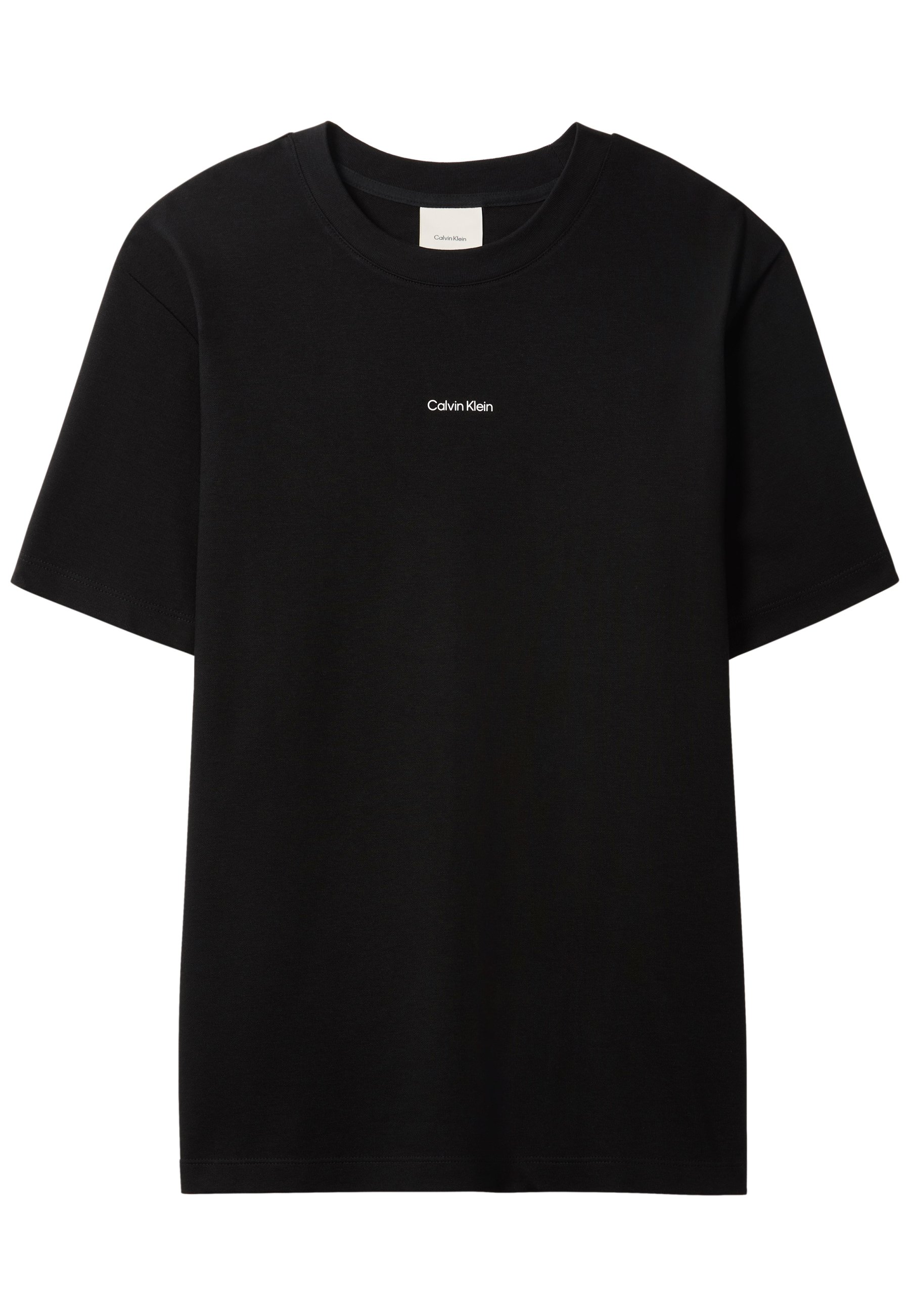 Calvin Klein STRETCH NANO TEE - Jednoduché tričko - black