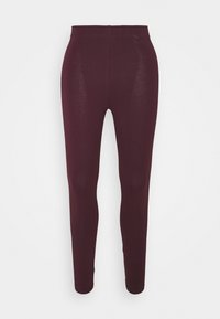 Anna Field 2 PACK - Leggings - Calças - black/bordeaux