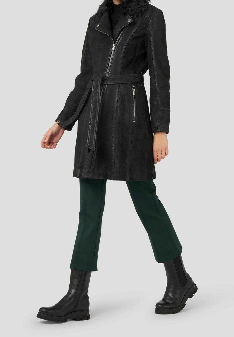 Cappotto Donna Conbipel Cappotto Pelle Cappotti Conbipel In Pelle