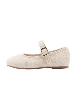 BUCKLE - Ankle strap ballet pumps - sand