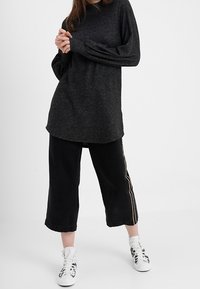 Gina Tricot Stickad tröja - mottled dark grey