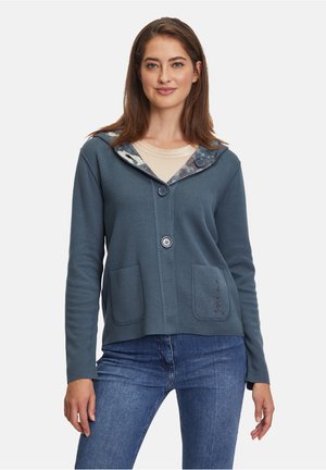 WENDE MIT KAPUZE - Cardigan - dark slate