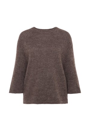 Tamaris, STRICKPULLOVER - Maglione - mid brown melange