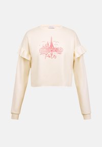 Mikina - cream/red