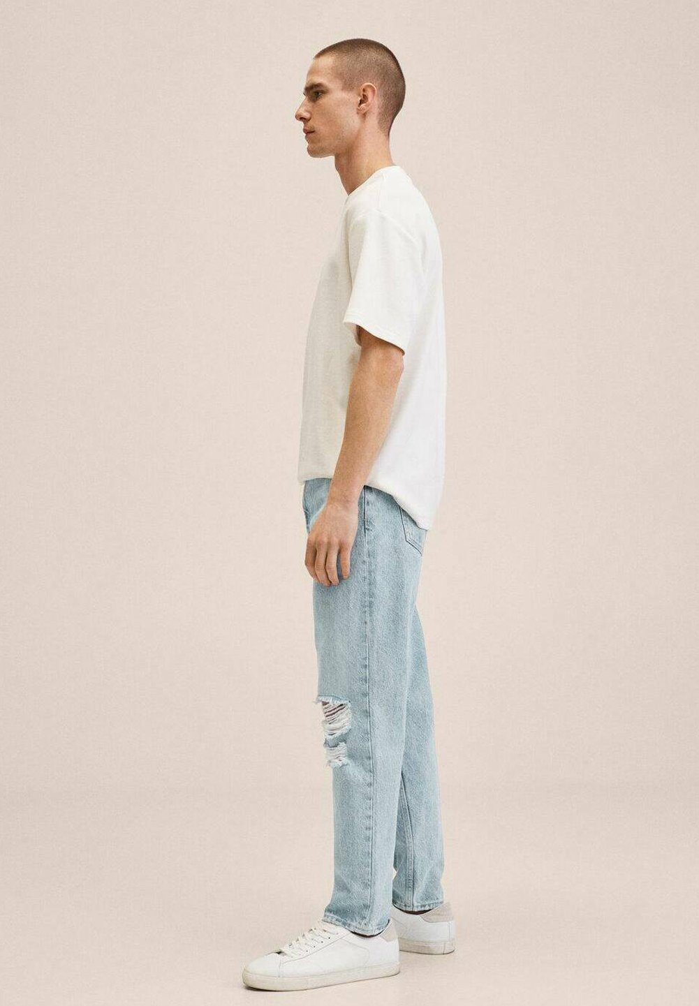 Mango BEN - Relaxed fit jeans - light 