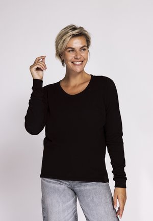 RAHEL LS - Langarmshirt - black