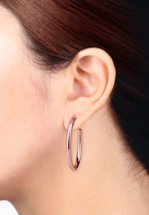 Elli CREOLEN BASIC KLASSISCH - Ohrringe - rose gold-coloured